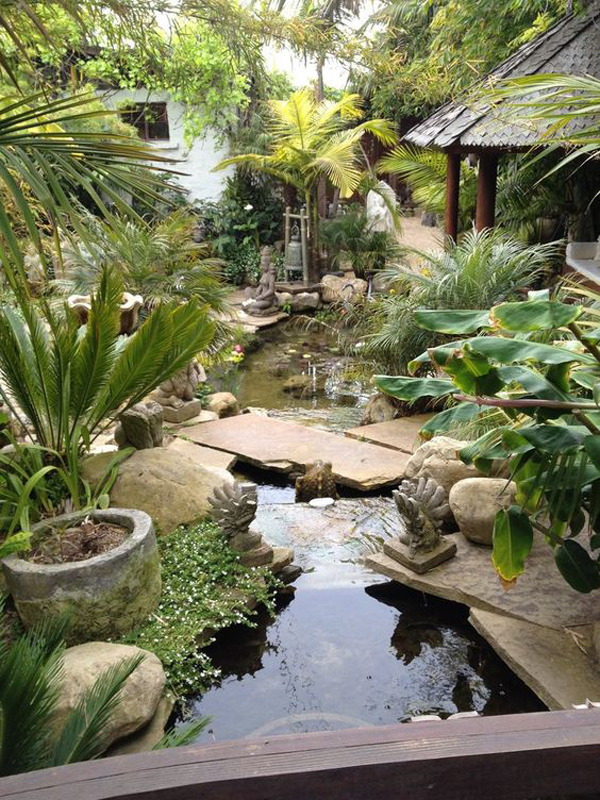25 Beautifully Backyard Pond Ideas In Between Your Landscapes
