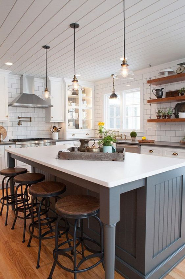 25 Best Modern Farmhouse Kitchens Trending On Pinterest