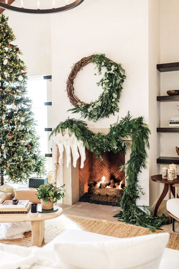 25 Fresh Ways To Greenery Holiday Decor Into Your Home