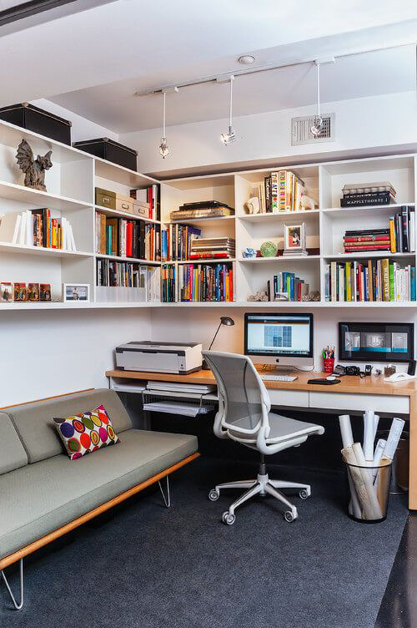 22 Cozy Seating Areas For Small Home Office