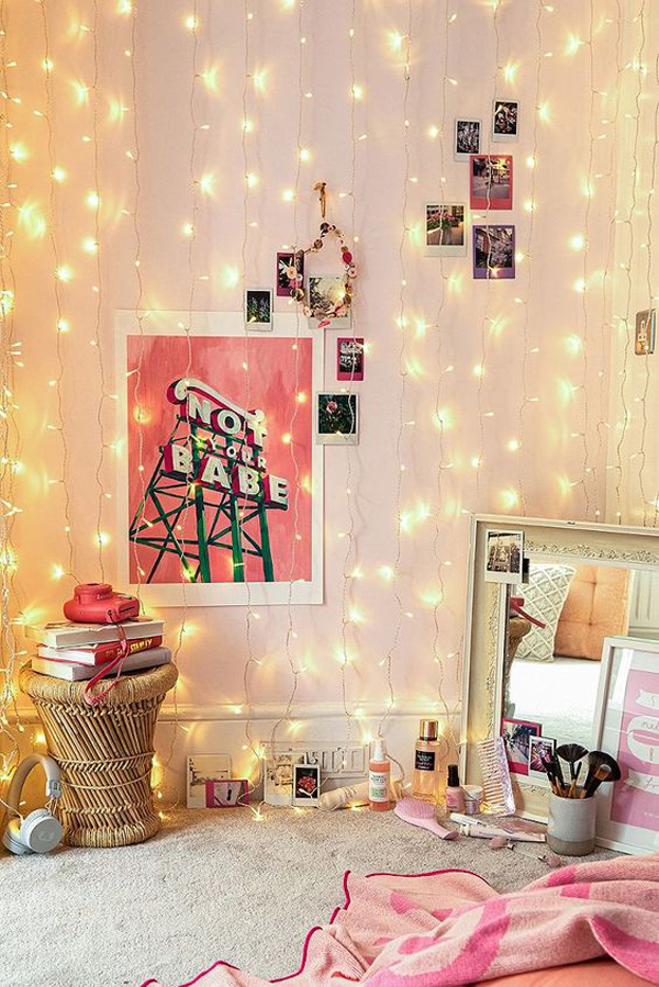 25 Cute Lighting Ideas For Teenage Girl's Room | HomeMydesign