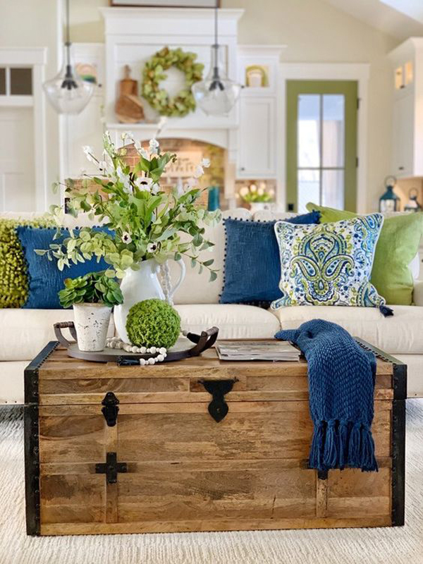 beautiful-rustic-living-room-for-spring