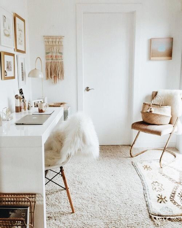 20 Beautiful Boho Office Decor Ideas » Lady Decluttered