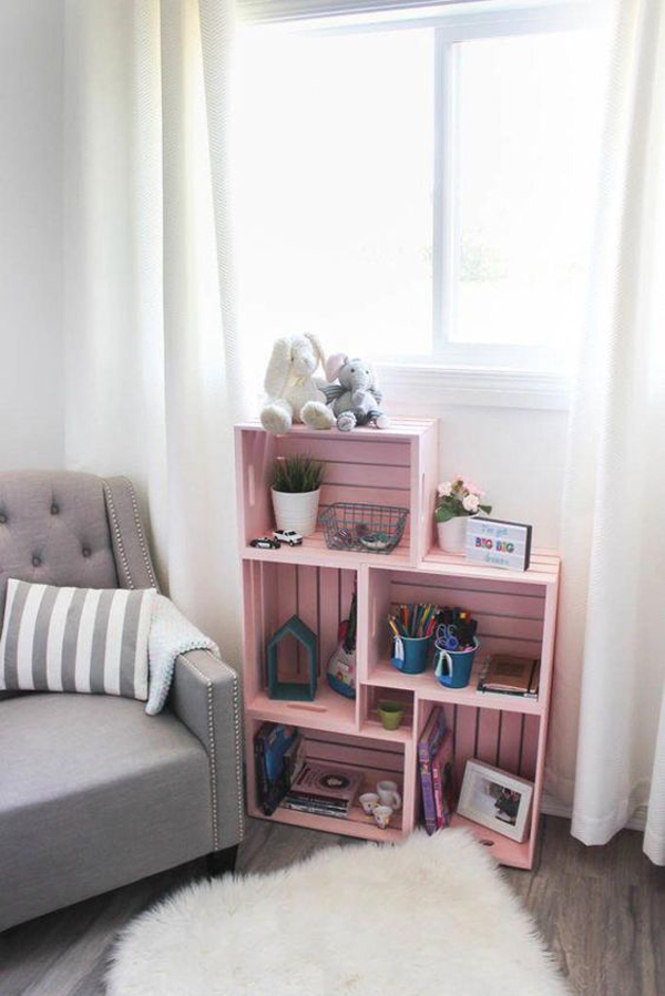 cute-pink-crate-bookshelf-design