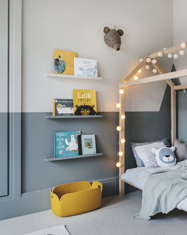 dreamy-boys-bedroom-with-bookcase-in-the-wall