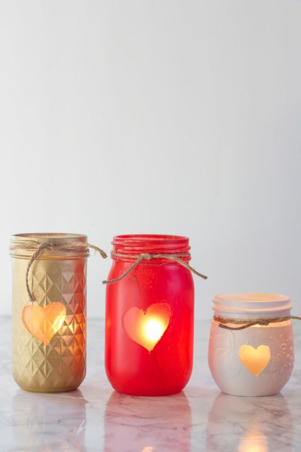 romantic-mason-jars-candle-holder