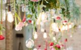 greenery-wedding-hanging-lighting