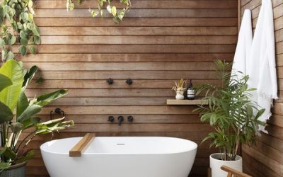 outdoor-tropical-bathtub-with-wooden-wall