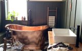 vintage-bathroom-style-with-copper-tub