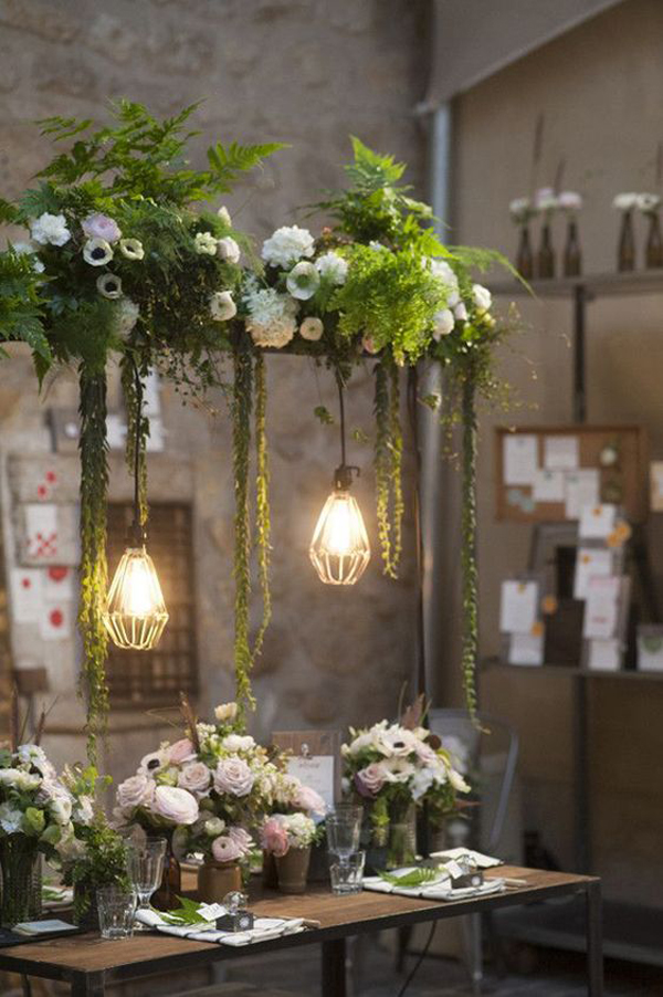 vintage-wedding-hanging-table-lights