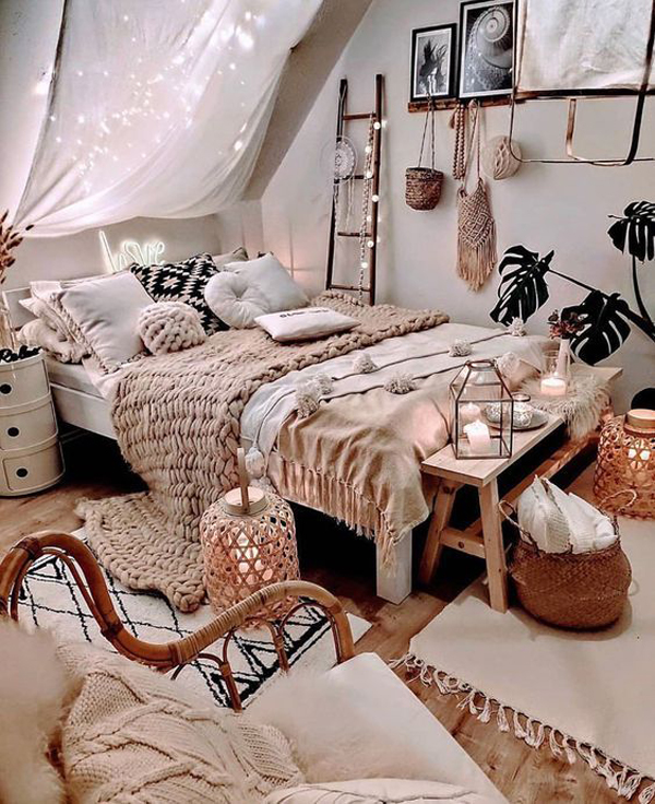 cozy-bohemian-bedroom-decor