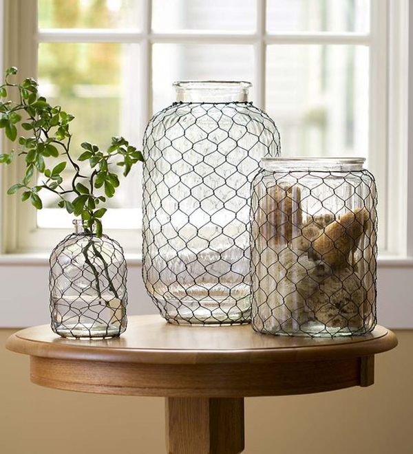 diy-chicken-wire-glass-vases