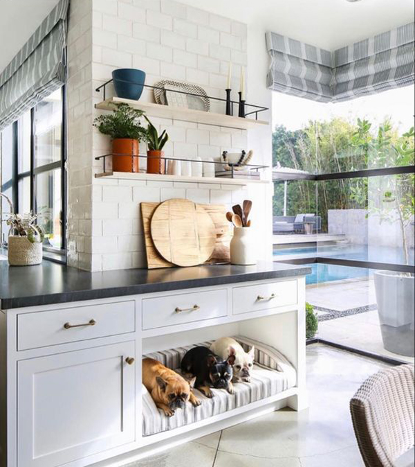 dog-bed-built-in-kitchen-cabinet