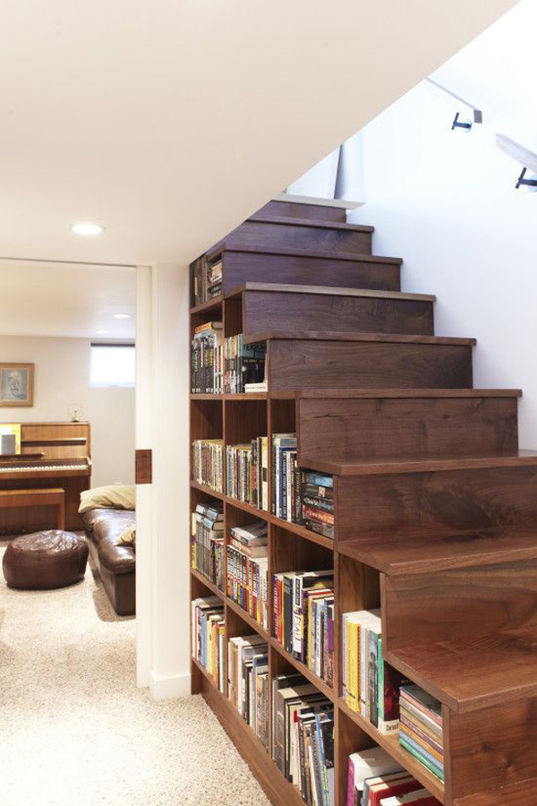 under-stair-wood-bookshelves-design