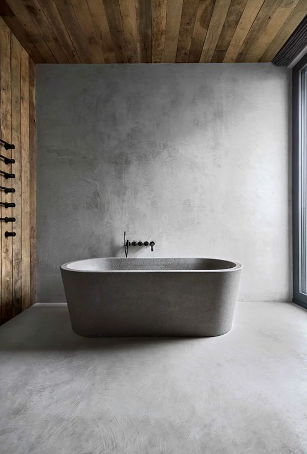 concrete-bathroom-design-with-pallet-decor