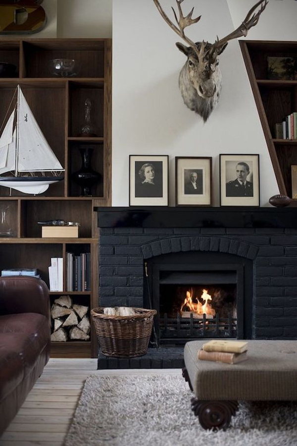 vintage-masculine-living-rooms-with-fireplace