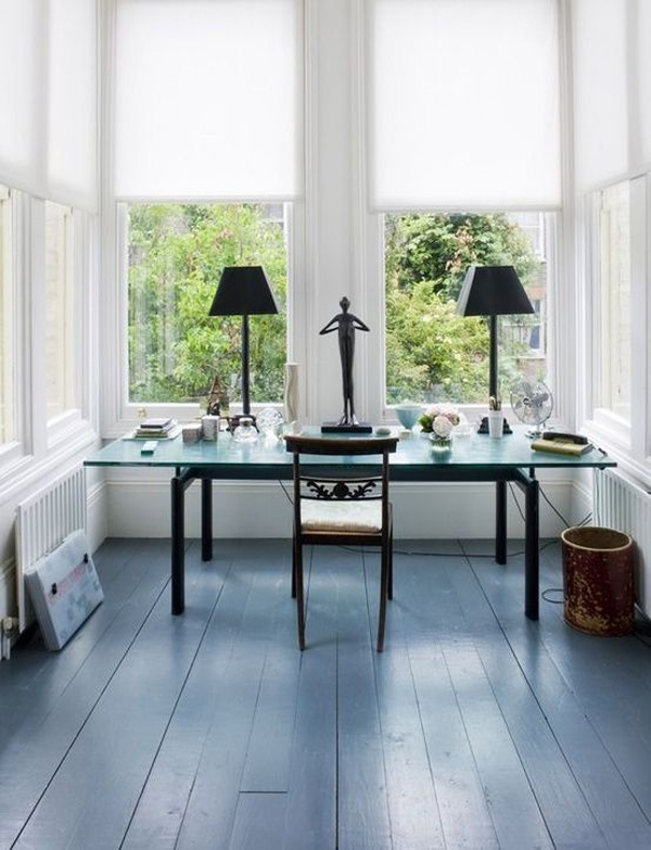 bright-home-office-with-black-wood-floor-design