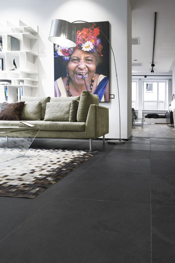 cool-living-room-with-black-tile-floor