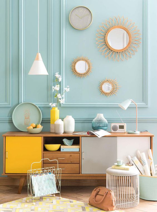 eclectic-mint-wall-decorations