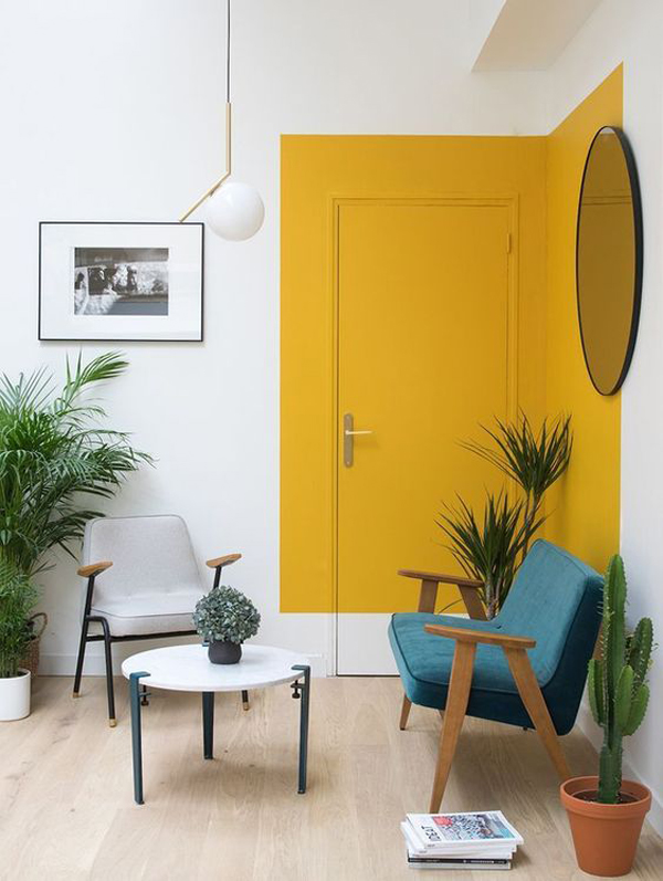 unique-yellow-door-paint-color