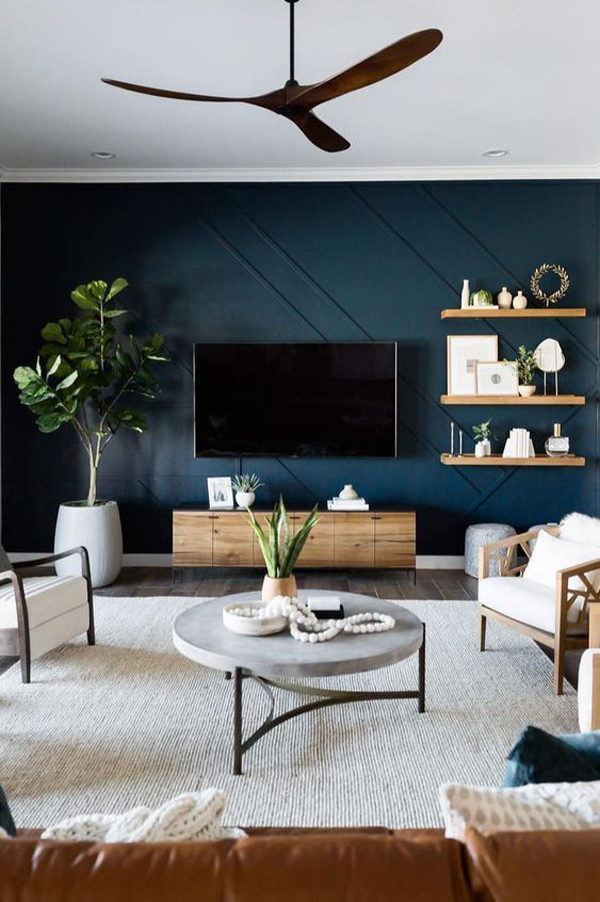 dark-blue-accent-walls-for-living-room