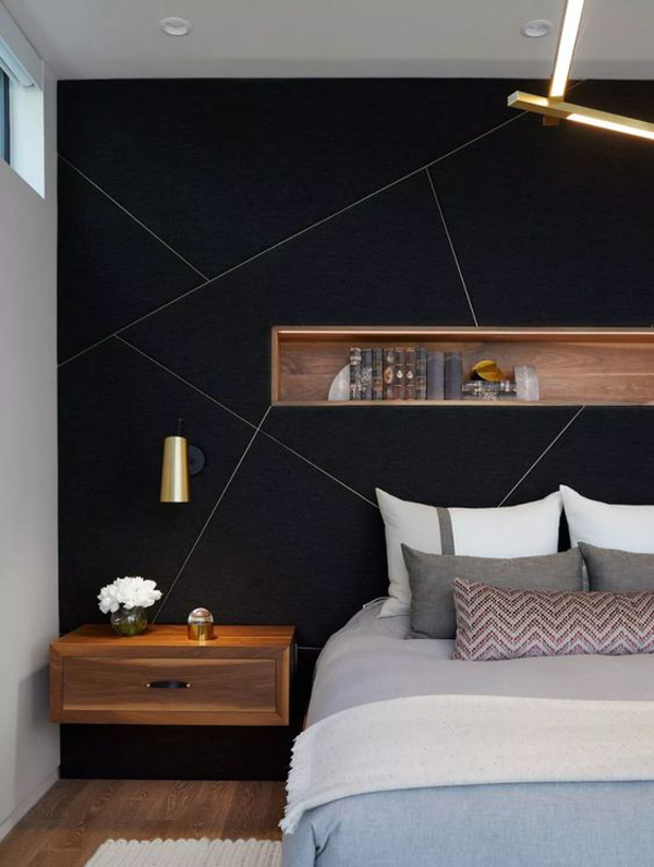 modern-black-bedroom-wall-with-built-in-bookcase