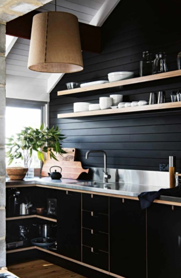 black-kitchen-design-with-open-racks