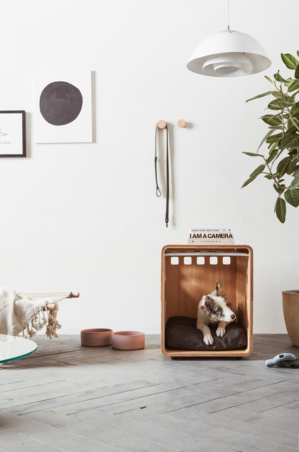 cool-wood-dog-kennel-for-indoor