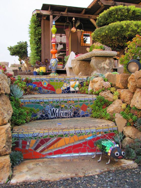 outdoor-mosaic-stair-garden