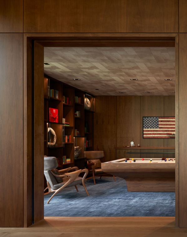 lounge-areas-with-pool-table-and-american-flag-decor