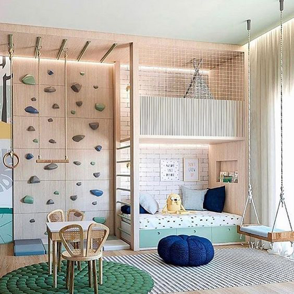 Modern Bedroom And Playground Ideas 