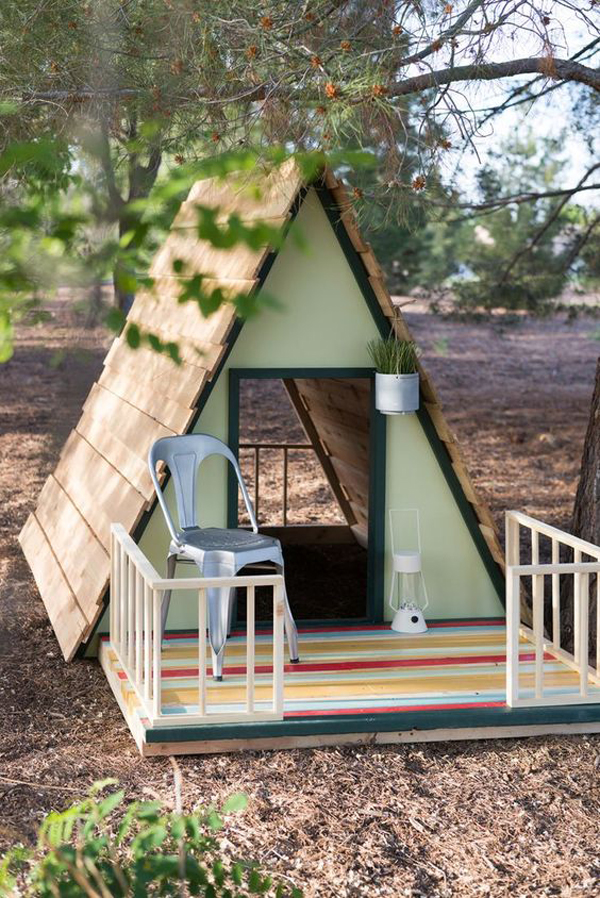 vintage-A-Frame-style-playhouses