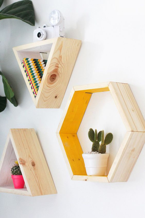 wooden-diy-shaped-wall-shelves