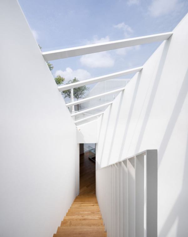 wooden-staircase-design-with-skylight