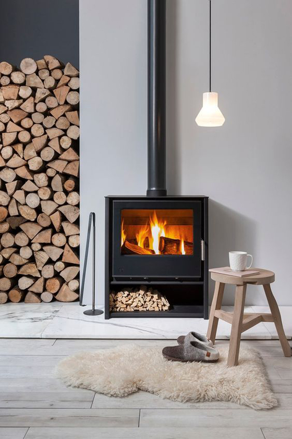 contempory-wood-burning-stove-with-built-in-firewood-store