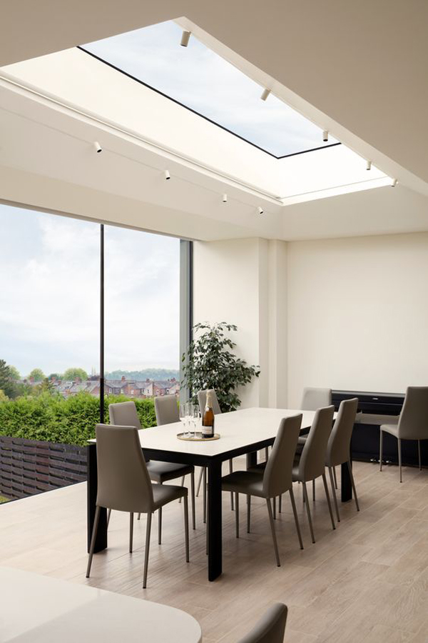 modern-dining-room-with-skylight-and-lighting-ideas