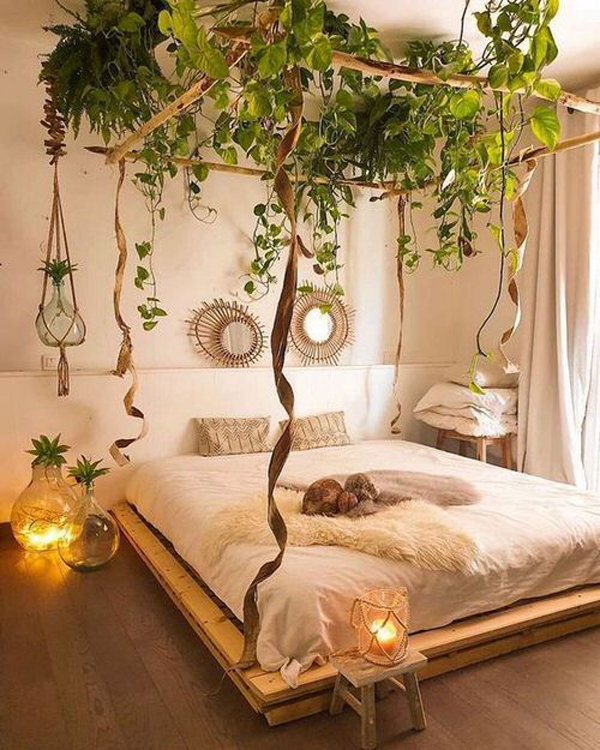 romantic-bedroom-canopy-with-vines
