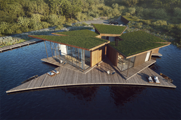 water-lily-house-with-green-roof