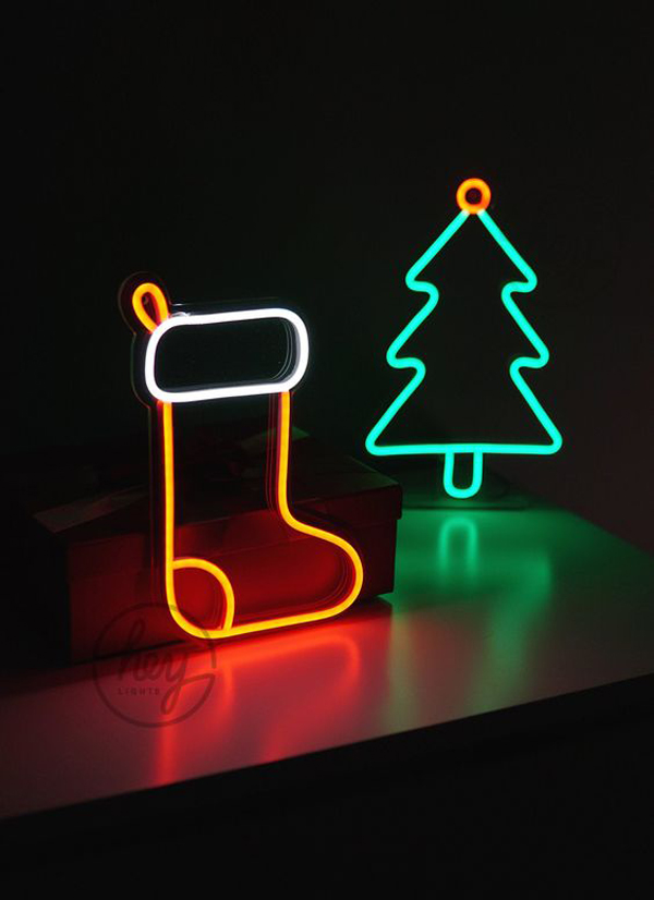 beautiful-christmas-neon-stocking-decor