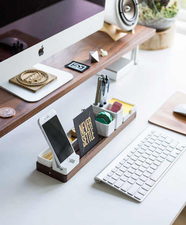 minimalist-and-modular-wood-desk-organizer