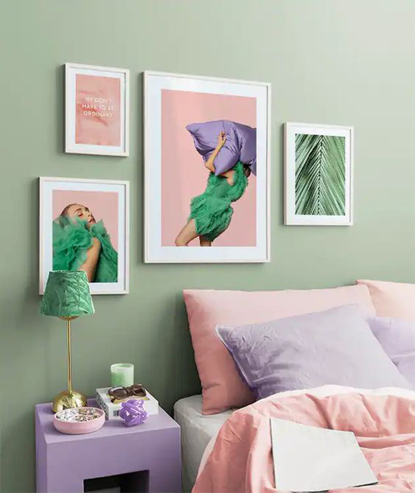 pastel-color-explision-gallery-wall