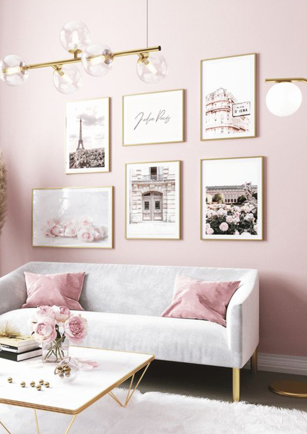 pastel-interior-with-art-print-gallery-wall