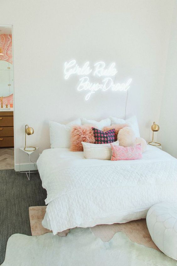 stylish-white-neon-sign-for-girl-bedroom