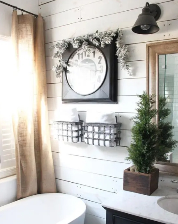 vintage-bathroom-decor-ideas-for-christmas-season