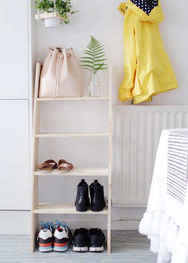 minimalist-ladder-shoe-rack-design