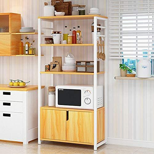 minimalist-microwave-racks-for-kitchen