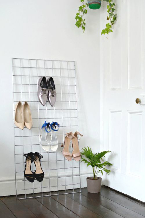 wire-grid-diy-shoe-rack-design