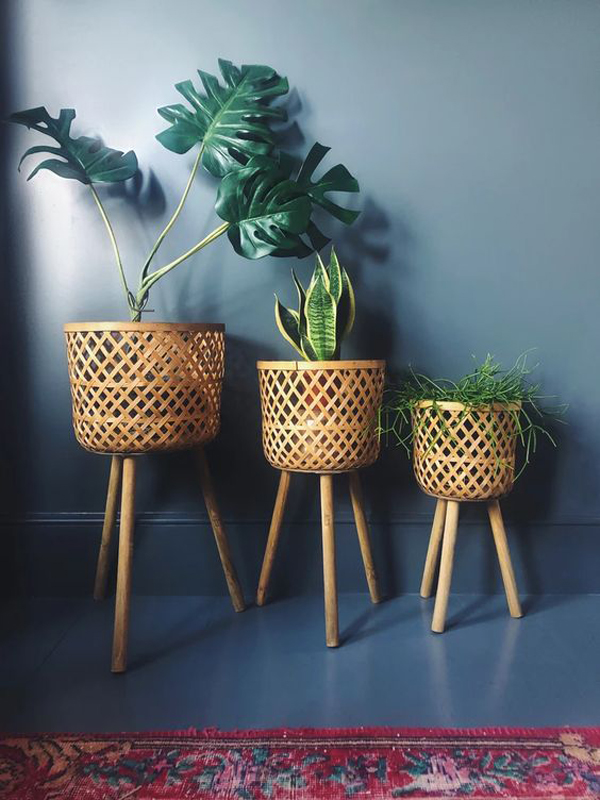 woven-rattan-plant-stand-ideas