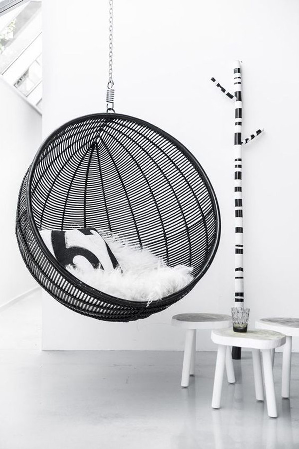 black-rattan-hanging-bowl-chair-design