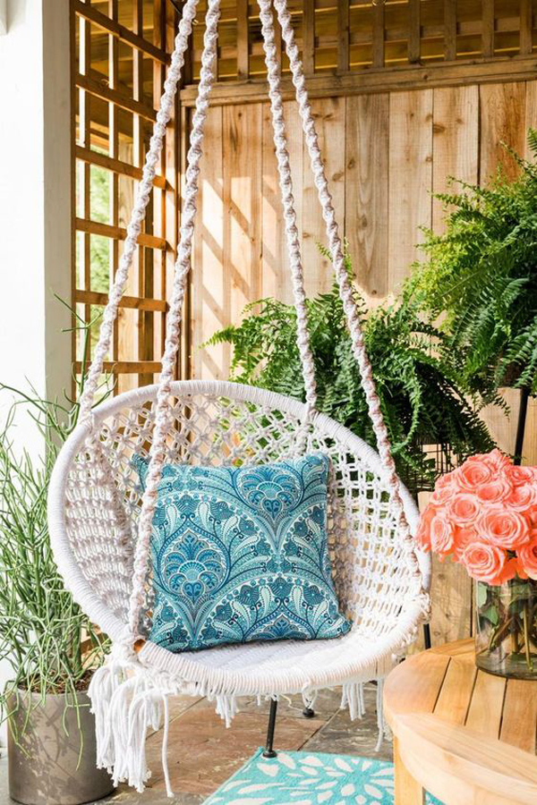 boho-swing-chair-for-your-porch